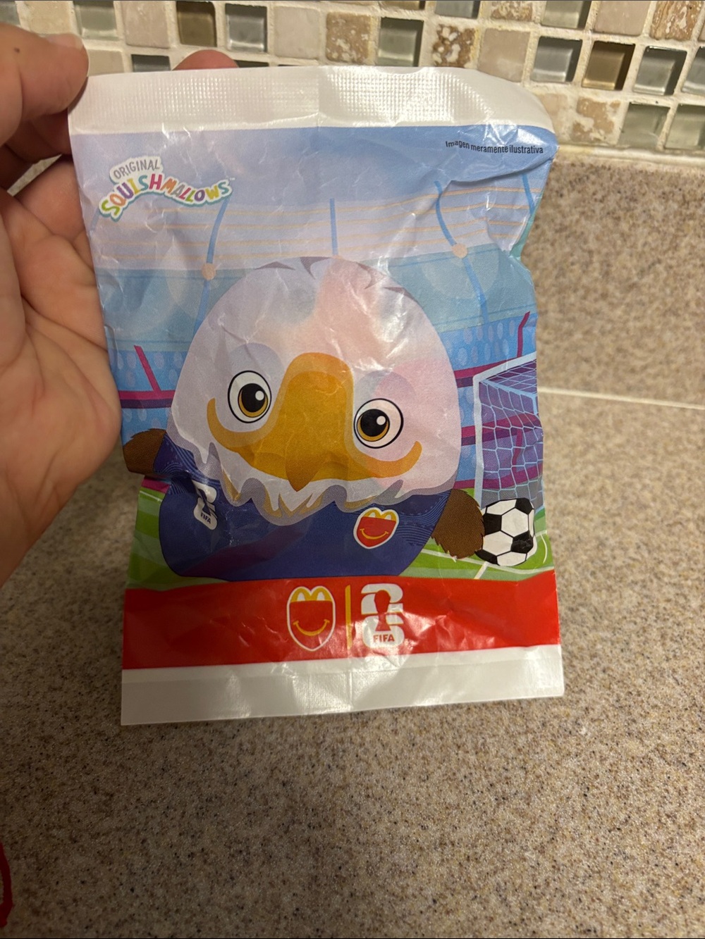 Squishmallows White Blue Red Plush Blind Bag